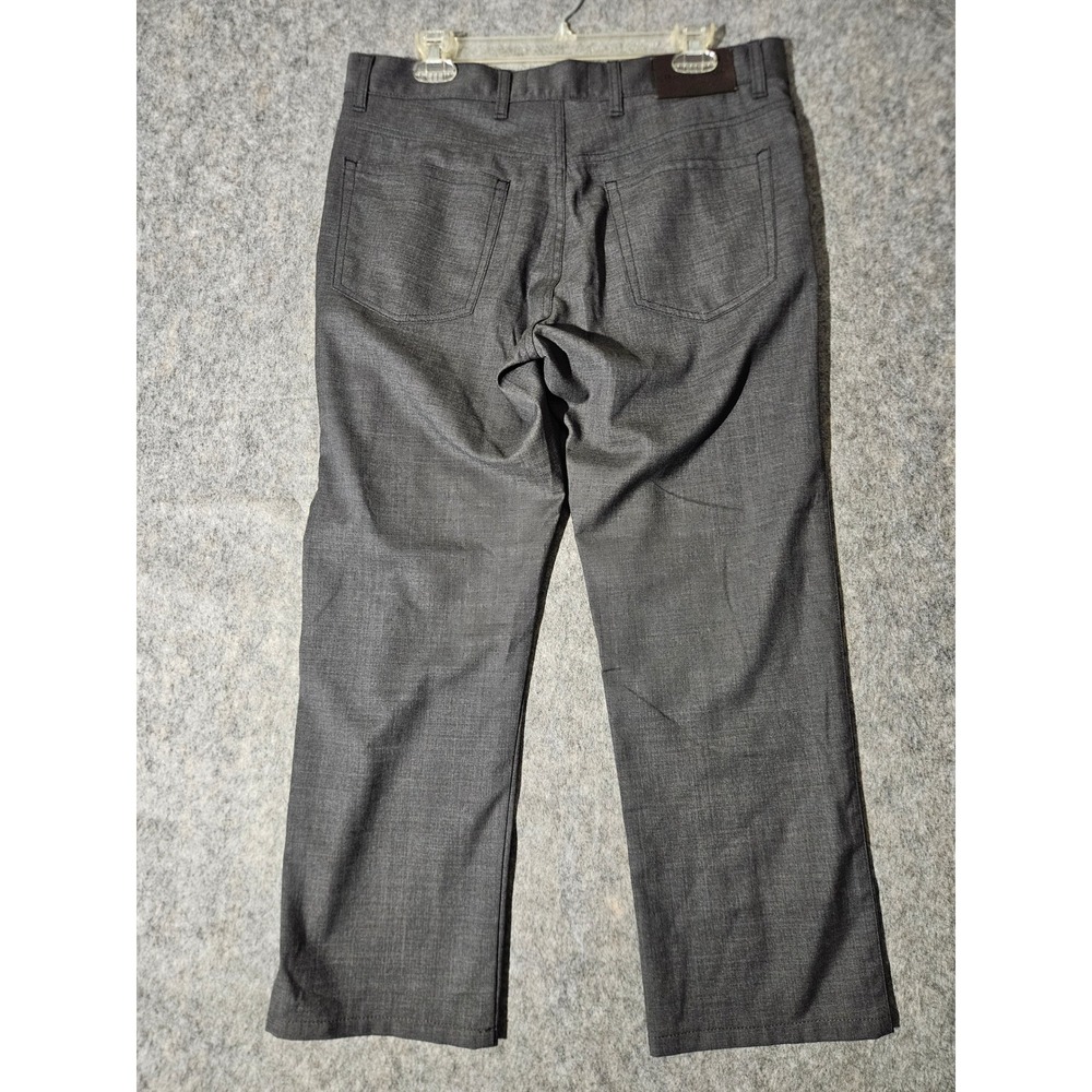 Ermenegildo Zegna Trousers Mens 34x26 Gray Wool Stretch Straight Leg 4U8P06 GAN - Picture 2 of 9